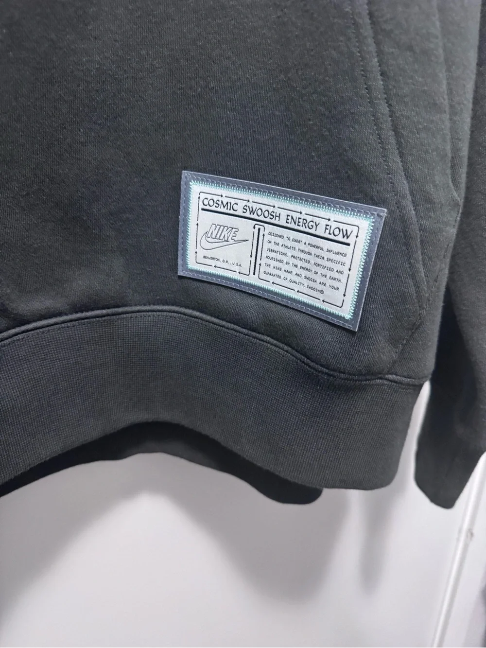 Nike Black Hoodie with Multicolor Gem Graphic